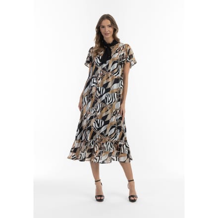 midi-jurk faina met all-over print sookie