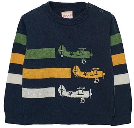 Boboli Knitwear Trui Blauw 4 Years Jongen