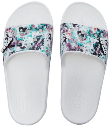 Crocs Classic Tie Dye Graphic Multi/White Maat 38/39 US M6/W8