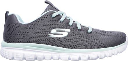 Skechers Sportschoenen Dames GRACEFUL-GET CONNECTED - 12615 CCGR Charcoal/Green