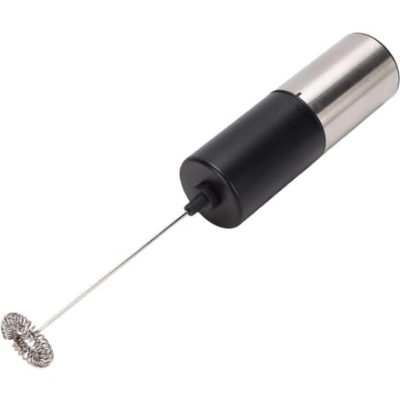 Krachtige Melkschuimer Staaf Elektrische Garde Schuimmaker Handheld Drankmixer met Houder voor Warme Chocolade black