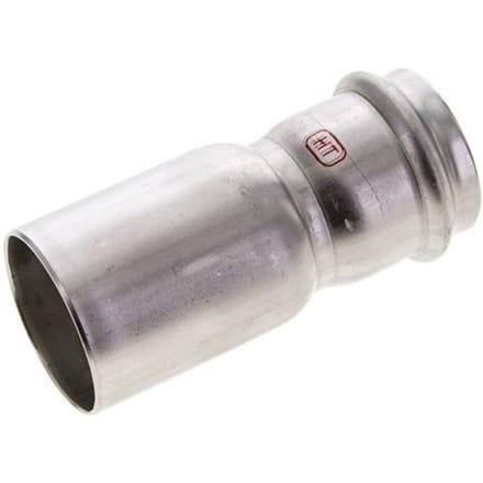 Perskoppeling - 35mm Persmof & 42mm Buiseinde - RVS