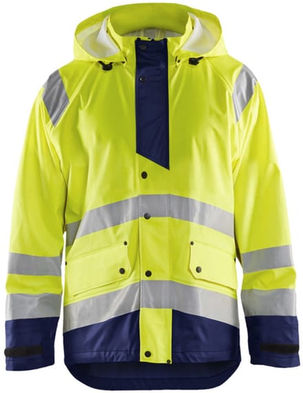 Blaklader Regenjas High Vis LEVEL 3 4327-2005 - High Vis Geel/Marineblauw - L