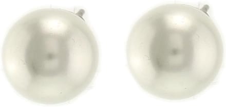 Behave - Dames parel oorknoppen parelmoer 1 cm - Minimalistische stijl