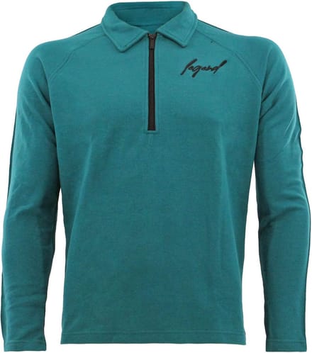 Sweater LA Luxe Lounge half zip Petrol heren/dames katoen S