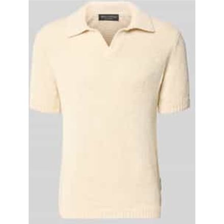 regular fit gebreid shirt met polokraag
