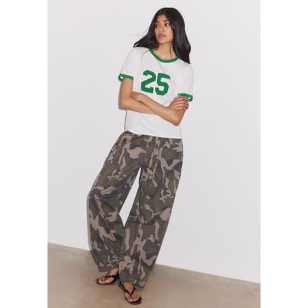 Stradivarius T-shirt met print  Groen XL