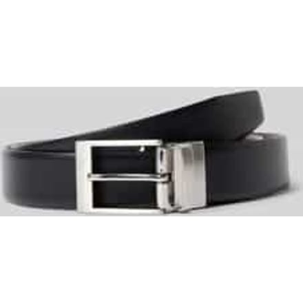 PIERRE CARDIN heren draaibaar leren riem - bruin