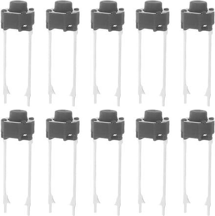 Drukknop Schakelaar - Micro Tactiel - Elektronica Reparatie - Compact Ontwerp - 40 Stuks - Zwart