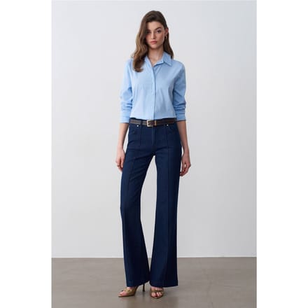 Hoge Taille Flare Jeans
