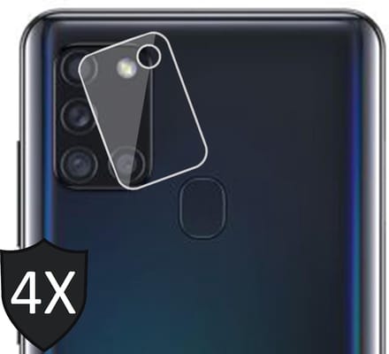 Camera Screenprotector geschikt voor Samsung A21s - 4x Screen Protector Glas