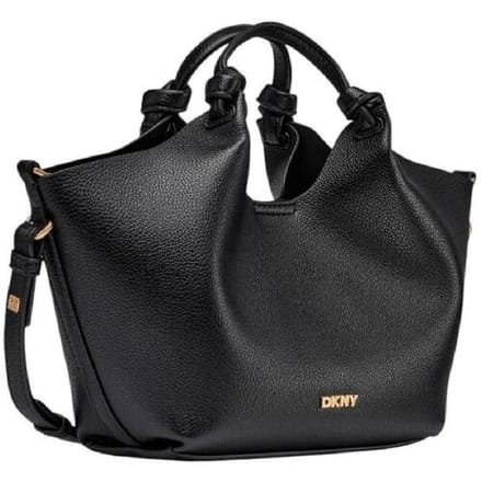 DKNY handtas schoudertas Paula Tote Bag Blk / Gold zwart
