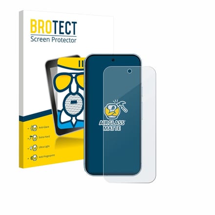 BROTECT - Screenprotector voor Google Pixel 9 (case-friendly) - Folie Beschermfolie Beschermglas matte