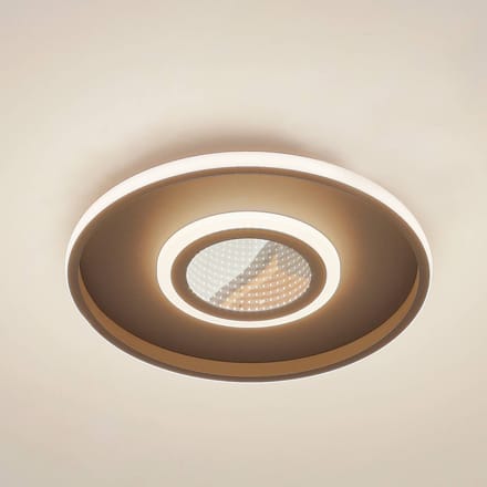 Lindby LED plafondlamp Selian, dimbaar, Infinity Tunnel