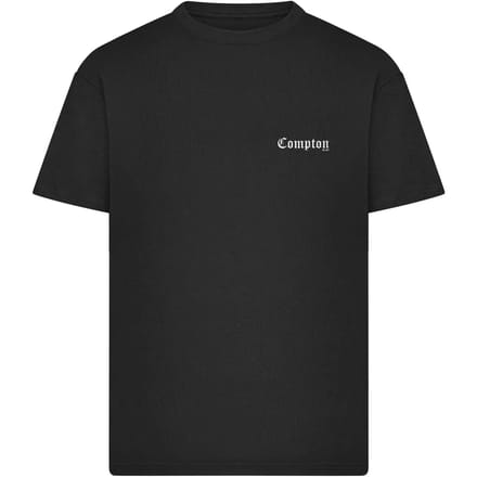 Mister Tee - Compton BLVD Oversize Heren Tshirt - M - Zwart