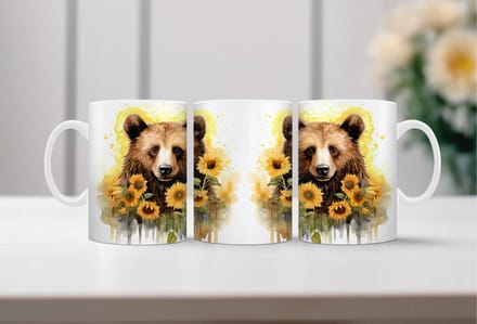 Auqarel koffiemok Beren 4