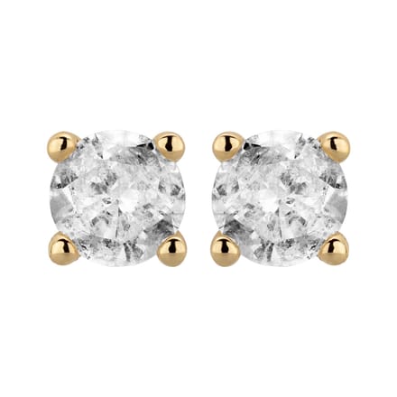 Orolino Ohrstecker 585/- Gelbgold 2 Brill. 0,25 ct. weiß