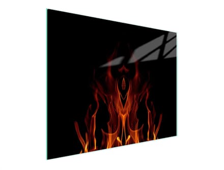 TMK ArtDeko - Snijplank Glas - Vuur - 52x30 cm