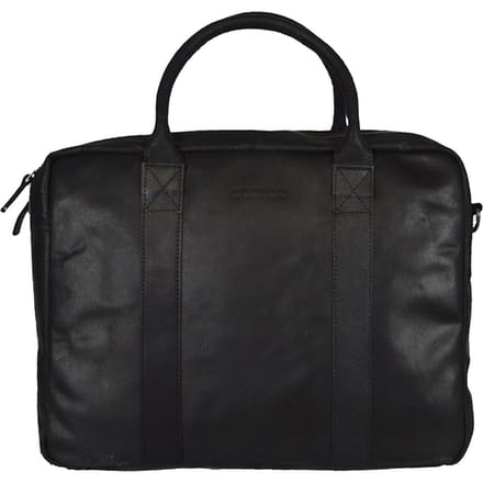 DSTRCT Laptoptas / Werktas - Dames - 15.6 inch - Leer - Main Street - Zwart