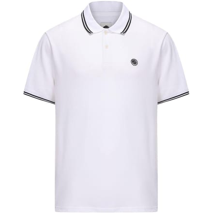 Pretty Green Heren Barton Korte Mouwen Polo Shirt (Wit)