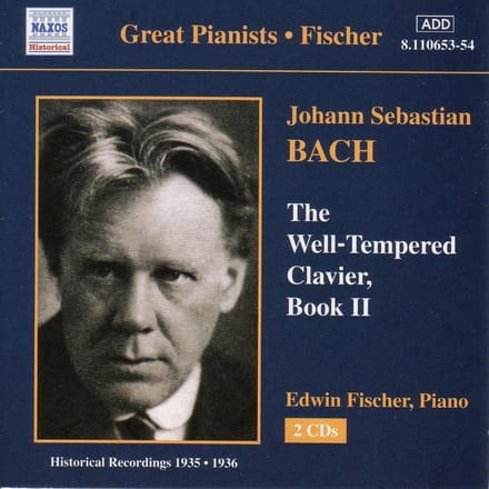 Edwin Fischer - J.S. Bach: Well-Tempered Clavier, Book 2 (2 CD)