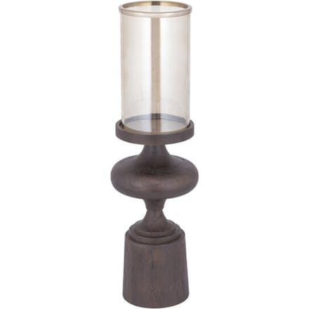 PTMD - Kandelaar Wertin - Bruin - 19x19x66cm