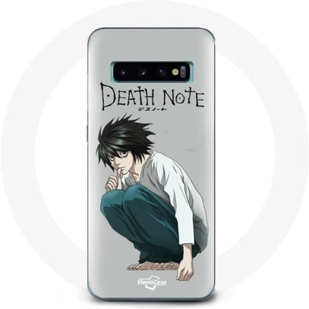 Coque - Samsung - Galaxy S10 Plus - Souple - Gris - Death Note Anime