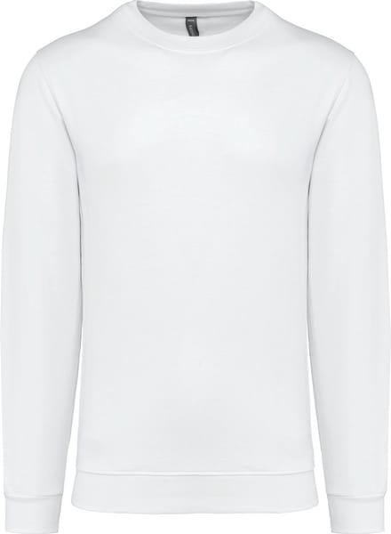 Sweater 'Crew Neck Sweatshirt' Kariban Collectie Basic+ S - White