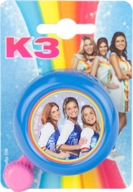 Studio 100 Fietsbel K3 Meisjes Staal 55 Mm Lichtblauw