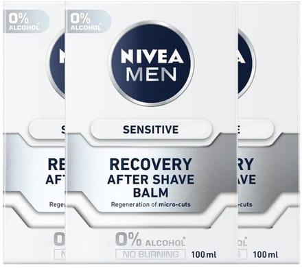 Nivea Men Sensitive Recovery After Shave Balm – 100 ml – 3 stuks