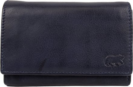 Bear Design Sweety Leren Dames Overslagportemonnee - Navy Blauw