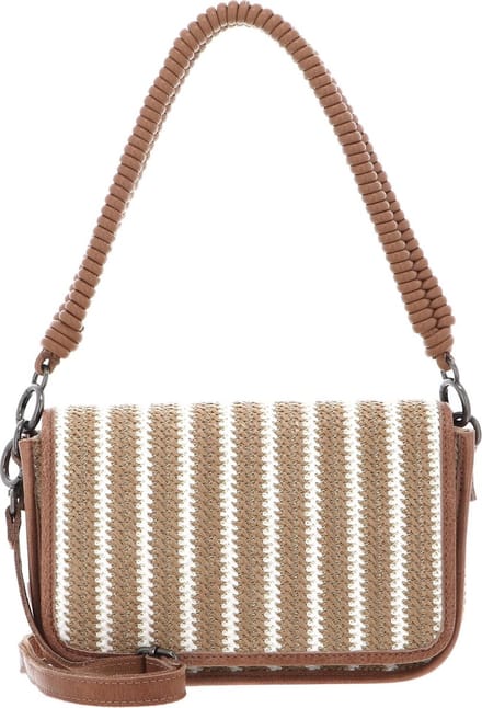 FREDsBRUDER Schoudertas Sommerliebe Flapbag White Stripes Beige