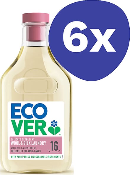 Ecover Delicate (22 wasbeurten) (6x 1L)