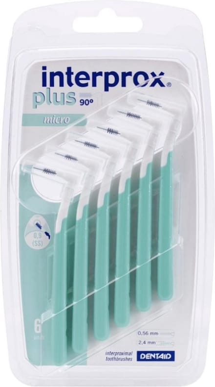 Interprox Plus Micro- 2.4 mm - Groen - 3 x 6 stuks - Voordeelpakket