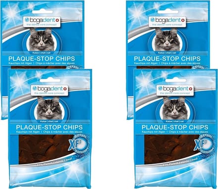 Bogadent Dental Plaque-Stop Chips 50 g - Gebitsverzorging - 4 x Kip