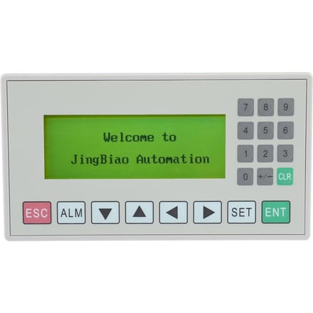 OP320 A 3,7 inch Tekst Display HMI Ondersteuning S485 RS232 Communicatiepoort Met Kabel Voor PLC green