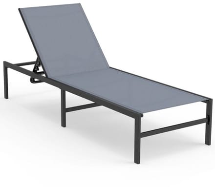 Ligbed - Kampeerbed - Vouwbed - Veldbed - Stretcher- Campingbedje - Opvouwbaar - 2 Persoon - Grijs