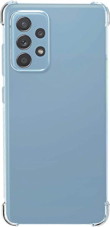 Shop4 - Samsung Galaxy A73 5G Hoesje - Zachte Back Case Drop Shock Proof Transparant