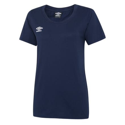 Umbro Dames/Dames Club Vrijetijds-T-shirt (Marine / Wit)