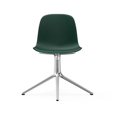Normann Copenhagen - Form Draaistoel - groen - aluminium