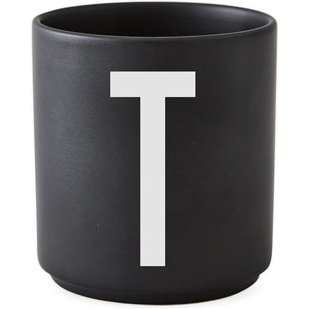 DESIGN LETTERS - Personal beker porselein  - zwart - T