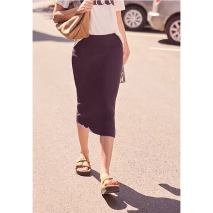 Midirok met zijsplit