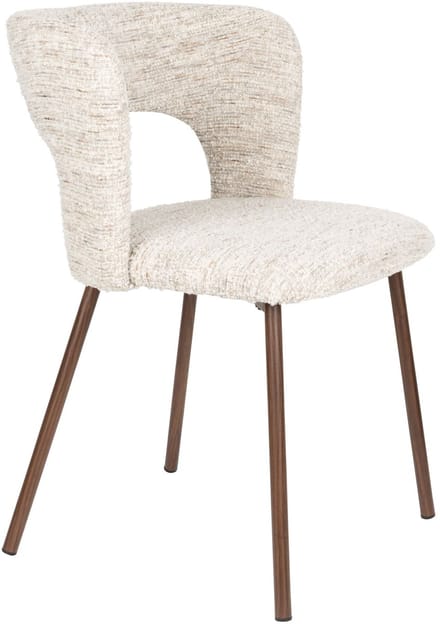 Housecraft Living Chelsea Eetkamerstoelen Beige - Set van 2