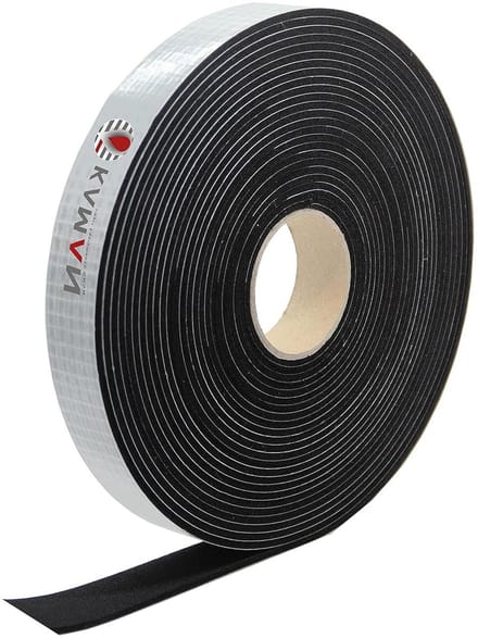 Celrubber Afdichting - Schuimrubber Tape - Isoleren & Dichten - Gesloten Cellen Structuur - 5 Meter Rol - Zwart