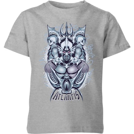 Aquaman Atlantis Seven Kingdoms kinder t-shirt - Grijs - 98/104 (3-4 jaar)