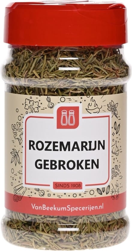 Van Beekum Specerijen - Rozemarijn Gebroken - Strooibus 100 Gram