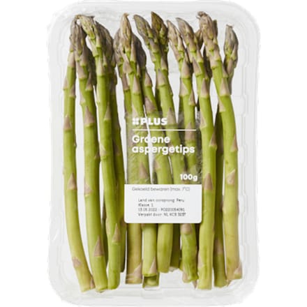 Aspergetips groen