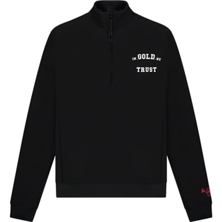 In Gold We Trust The Slim Half Zip Jet Black Größe: L | Pullover Outlet | Unisex | Schwarz