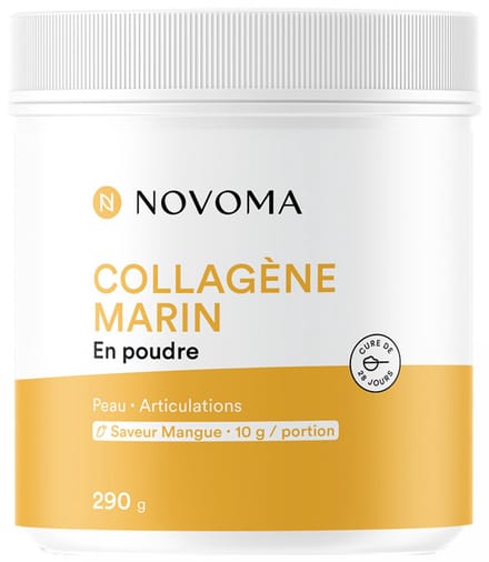 Novoma Marien Collageen in Poeder 288 g (Smaak : Mango)