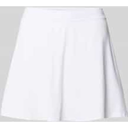 Nauwsluitende sport mini-rok met logo in band